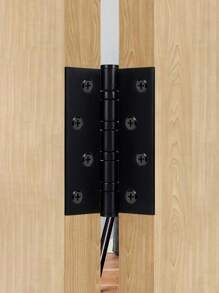 1pc Stainless Steel Cabinet Hinge - Black - View 1