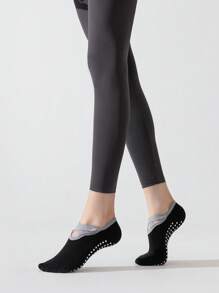 1雙瑜珈襪 - 黑色 - 查看 3