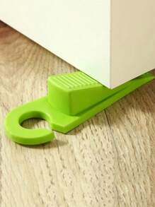1pc TPR Door Stop, Modern Solid Door Stop Holder For Home - Green - View 1