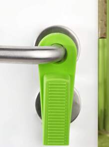 1pc TPR Door Stop, Modern Solid Door Stop Holder For Home - Green - View 3