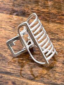 DAZY 1 件装女士简约纯色发夹，适合日常生活休闲爪夹发夹发夹发钳发夹接发夹