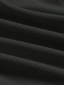 SHEIN MOD T-Shirt mit Kontrast Spitzen, Schleife vorne,