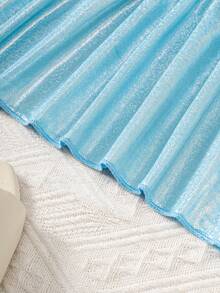 小女童腰部打褶半身裙