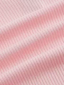 SHEIN MOD Contrast Binding Cami Top - Baby Pink - View 4