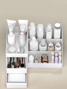 1 hộp đựng mỹ phẩm thiết kế ngăn kéo tối giản, phòng, nhà, phòng ngủ, phòng tắm, nhà, phòng màu hồng, trang trí phòng khách, đồ du lịch, túi quà, quà tặng cho mẹ, bố, nam giới, bạn bè, giáo viên, sinh nhật, đám cưới, bàn làm việc, kệ, phụ kiện, hộp quà, quà tặng vui nhộn, lưu trữ, quà tặng cho phụ nữ, quà tặng Giáng sinh, ý tưởng quà tặng cho phụ nữ - Nhiều màu - Xem 2