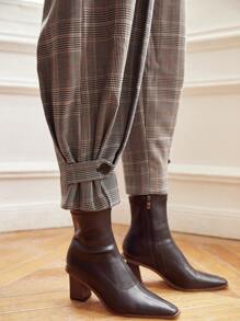 MOTF PREMIUM 粘膠纖維寬鬆版型錐形褲 - 彩色 - 查看 6