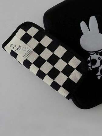 1入組方格圖案筆袋