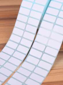 1roll Solid Color Label Sticker, Simple Multi-purpose Label Sticker For Office, School - Multicolor - View 2