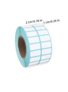 1roll Solid Color Label Sticker, Simple Multi-purpose Label Sticker For Office, School - Multicolor - View 3
