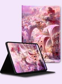 Vỏ silicon hoa văn lâu đài tương thích với iPad - Nhiều màu - Xem 1