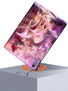 Vỏ silicon hoa văn lâu đài tương thích với iPad - Nhiều màu - Xem 2