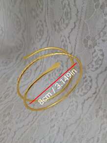 2入組素色窗簾擋板 - 金色 - 查看 2