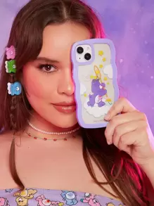 SHEIN X Care Bears Cartoon Bear Pattern Phone Case
