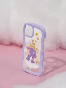 SHEIN X Care Bears Cartoon Bear Pattern Phone Case