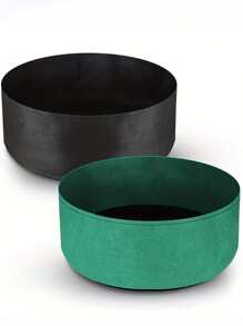 1 Nồi Vải Không Dệt Cho Vườn Ươm, Nồi Ươm Màu Xanh Lá Cây Tối Giản Cho Sân Vườn - màu đen - Xem 3