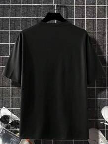 Manfinity LEGND Men Plus Floral Print Tee - Black - View 2