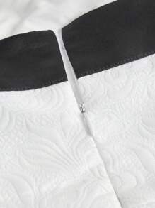 SHEIN MOD Vestido de tirantes de color combinado con cremallera trasera