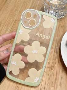 Vỏ điện thoại trong suốt in hoa - Trong sáng - Xem 3