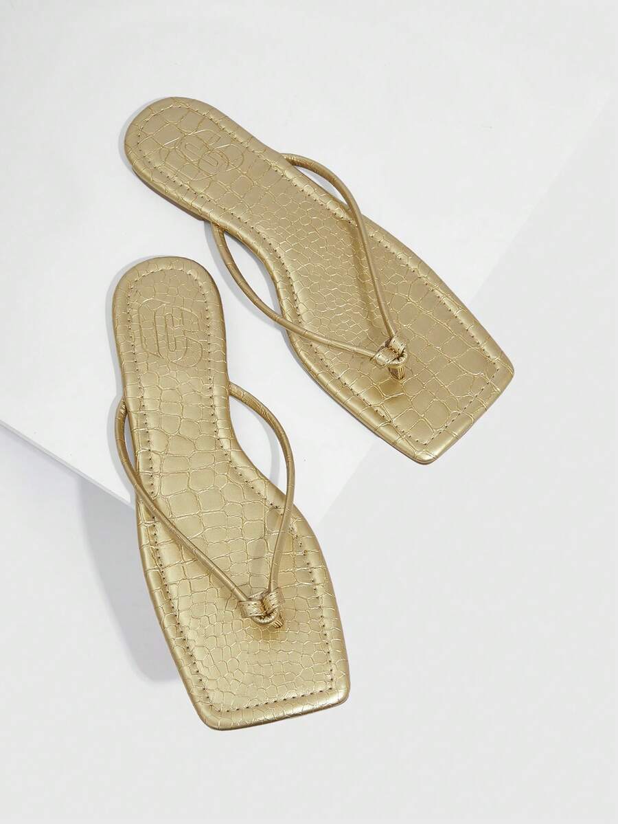 Dép bệt Nữ - Vàng - Xem 1