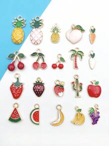 20pcs/set Fruit DIY Pendant - Multicolor - View 1