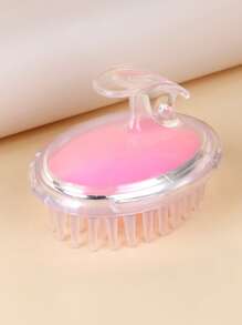 Shampoo Massage Hair Brush Comb - Pink - View 3