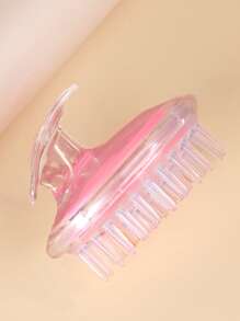 Shampoo Massage Hair Brush Comb - Pink - View 6