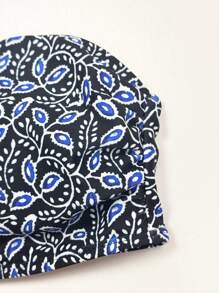 Leaf Print Bandeau Summer Beach Bikini Set - Multicolor - View 5