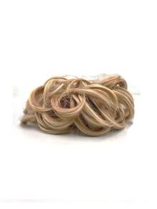 Updo de cabello corto rizado sintético - Marrón - Ver 3