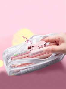 1 Gói Đục Lỗ Mini Màu Hồng Chắc Chắn, Đục Lỗ Di Động Bằng Sắt Dành Cho Học Sinh, Văn Phòng - Hồng - Xem 4