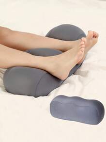 1 件纯色脚枕，简约涤纶脚枕，适用于美容院、床上用品 - 深灰色 - 查看 1