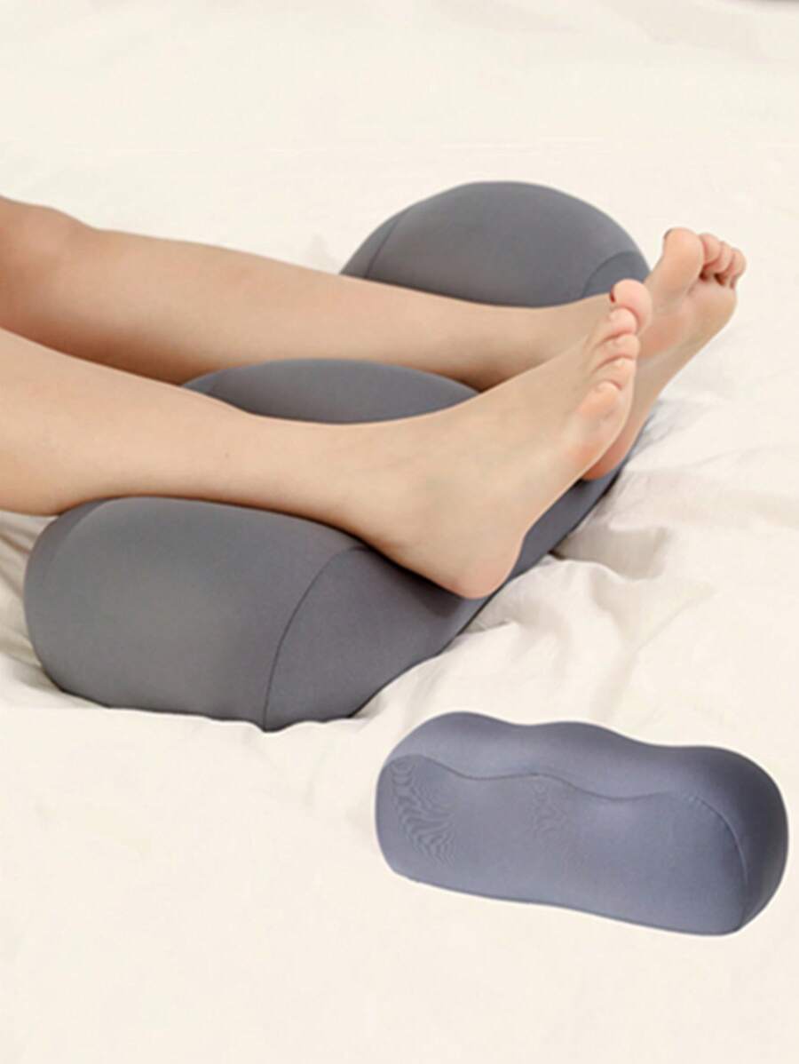 1 件纯色脚枕，简约涤纶脚枕，适用于美容院、床上用品 - 深灰色 - 查看 1