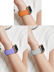 3pcs Woven Smart Watch Band - Multicolor - View 2
