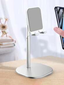 可调节手机支架，兼容 、Android 手机，生日礼物，家人、朋友手机支架，手机配件 - 銀色 - 查看 2