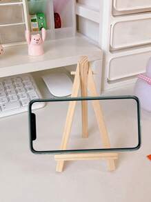 Foldable Desktop Phone Holder - Khaki - View 1