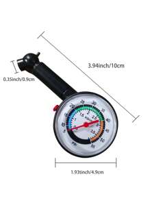 Đồng hồ đo áp suất lốp - màu đen - Xem 4