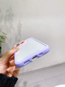 苹果透明手机壳适用于 iPhone 15/15Pro/15Plus/15Promax - 紫色 - 查看 4