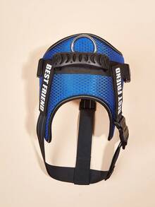 Dây nịt Thú cưng Sọc ca rô - Màu xanh lam - Xem 4