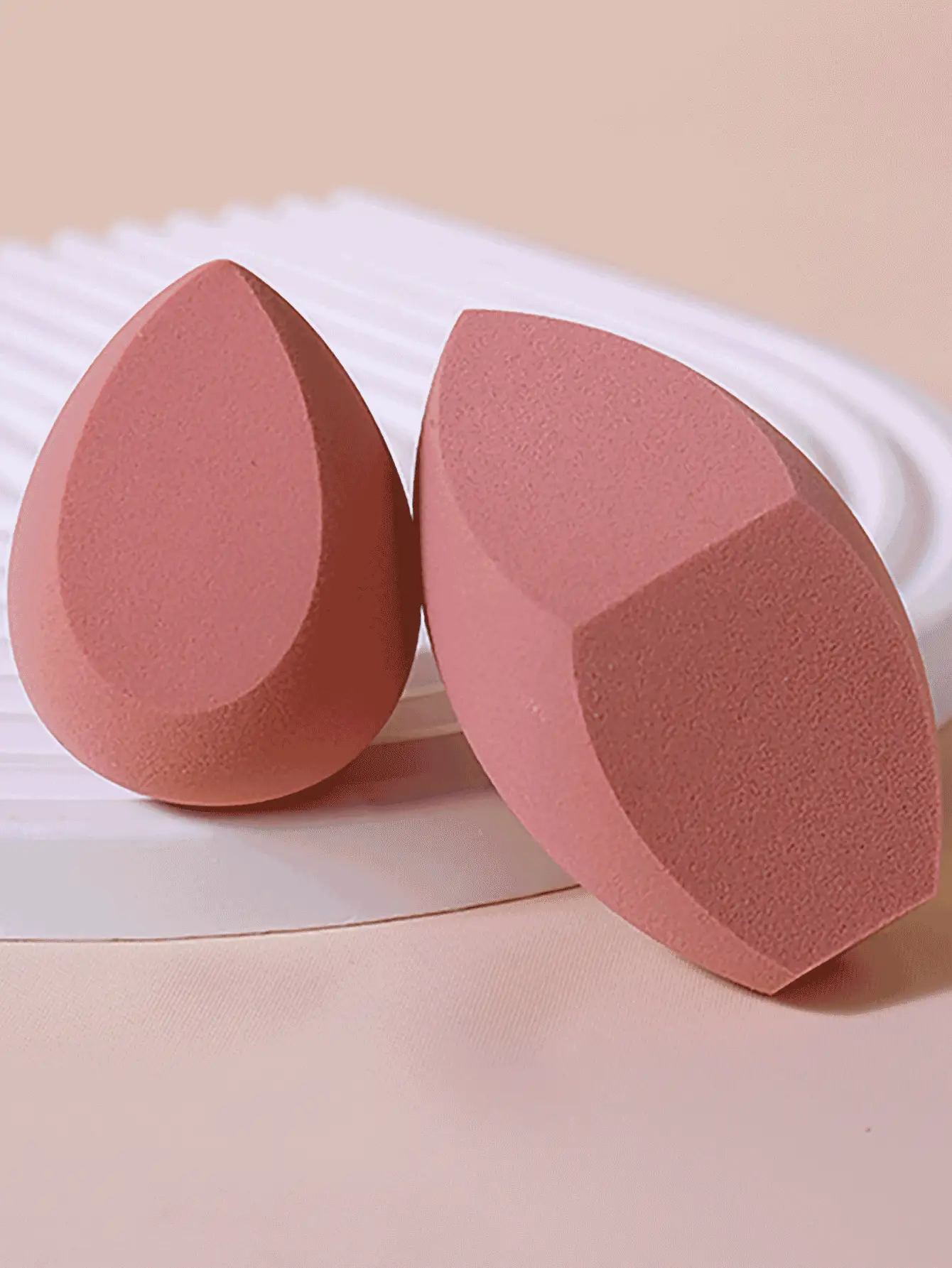 Q 2入組化妝海綿 - 藕粉色 - 查看 3