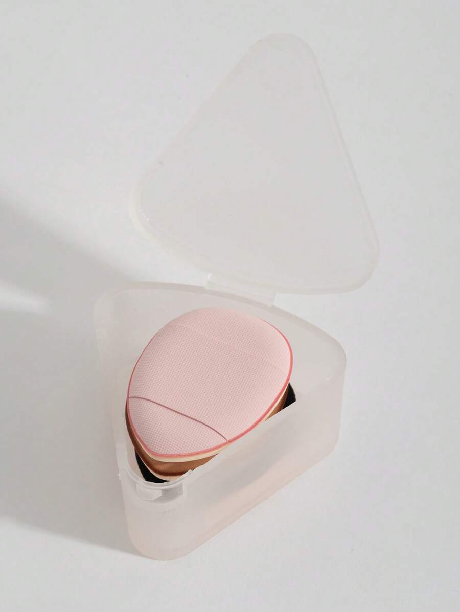 3 piezas Soplo de maquillaje & 1 pieza Caja de almacenamiento - Multicolor - Ver 1