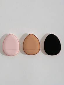 3 piezas Soplo de maquillaje & 1 pieza Caja de almacenamiento - Multicolor - Ver 2