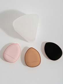 3 piezas Soplo de maquillaje & 1 pieza Caja de almacenamiento - Multicolor - Ver 3