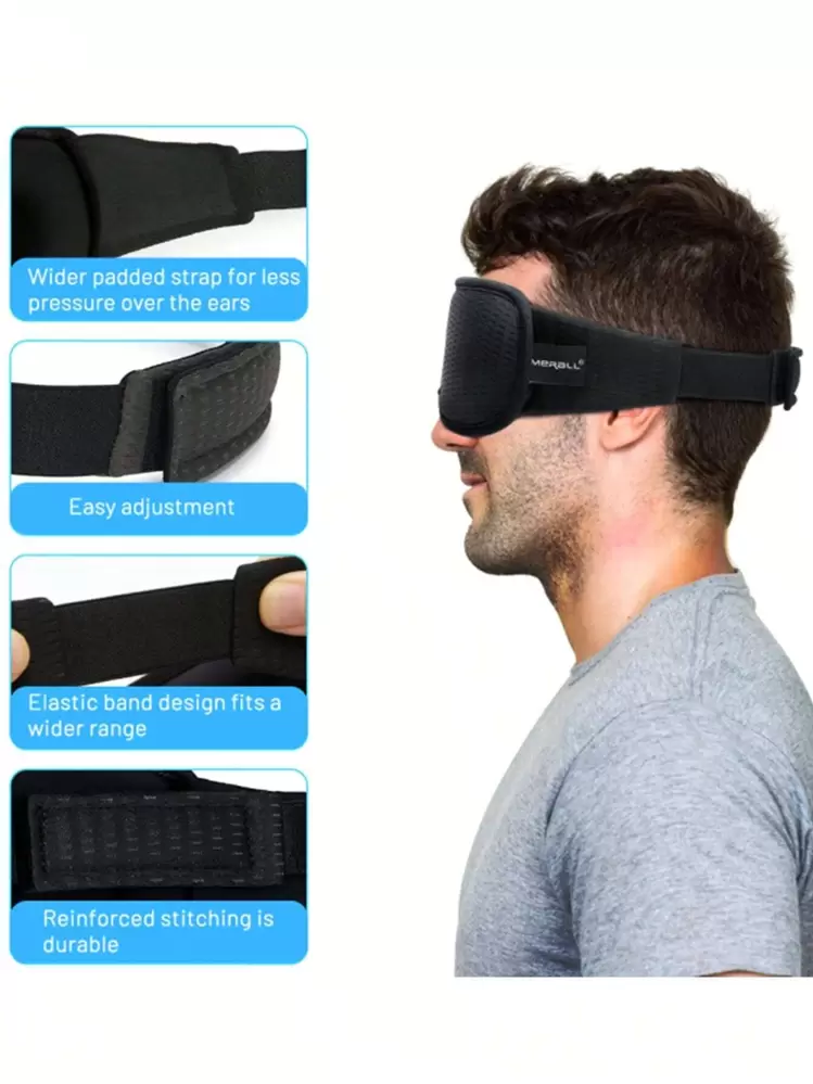 liuchanghe Mascherina per Dormire 3D, Maschera Occhi per Dormire per Bloccare la Luce, Pressione Oculare Zero, Super Morbido e Confortevole per il Sonno, Viaggi, Pisolino, Meditazione