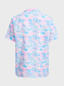 ROMWE MEN Hombres Camisa con estampado - Multicolor - Ver 2