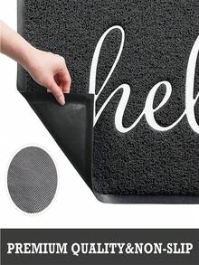 1 Chữ Đồ Họa Thảm Cửa Đơn Giản Chữ Nổi Chống Trơn Trượt Sàn Cho Phòng Khách Và Phòng Ngủ - Nhiều màu - Xem 2