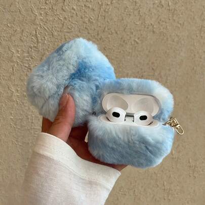 苹果渐变色毛绒保护壳 兼容 AirPods 兼容 Airpods1/2 AirPods Pro