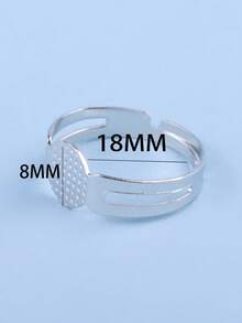 50 Cái/bộ Hợp Thời Trang Đồng Màu Tự Làm Giá Treo Nhẫn Nữ Để Tự Làm Trang Sức - Nhiều màu - Xem 3