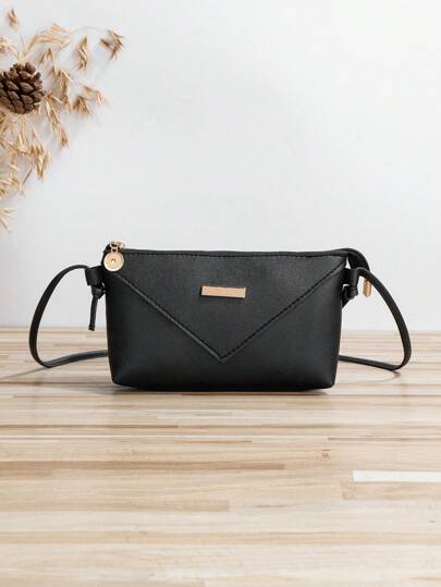 Black Versatile Crossbody Bag
