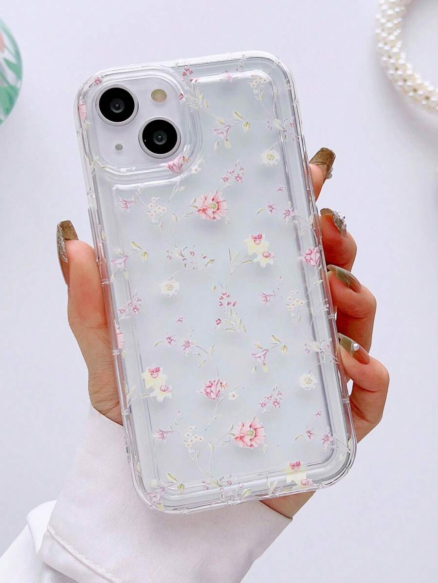 Funda para móvil con patrón de flor - Multicolor - Ver 1