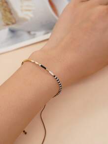 Bead Decor Bracelet - Multicolor - View 4