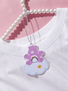 SHEIN X Care Bears 3入組雲朵設計汽車掛飾 - 彩色 - 查看 4